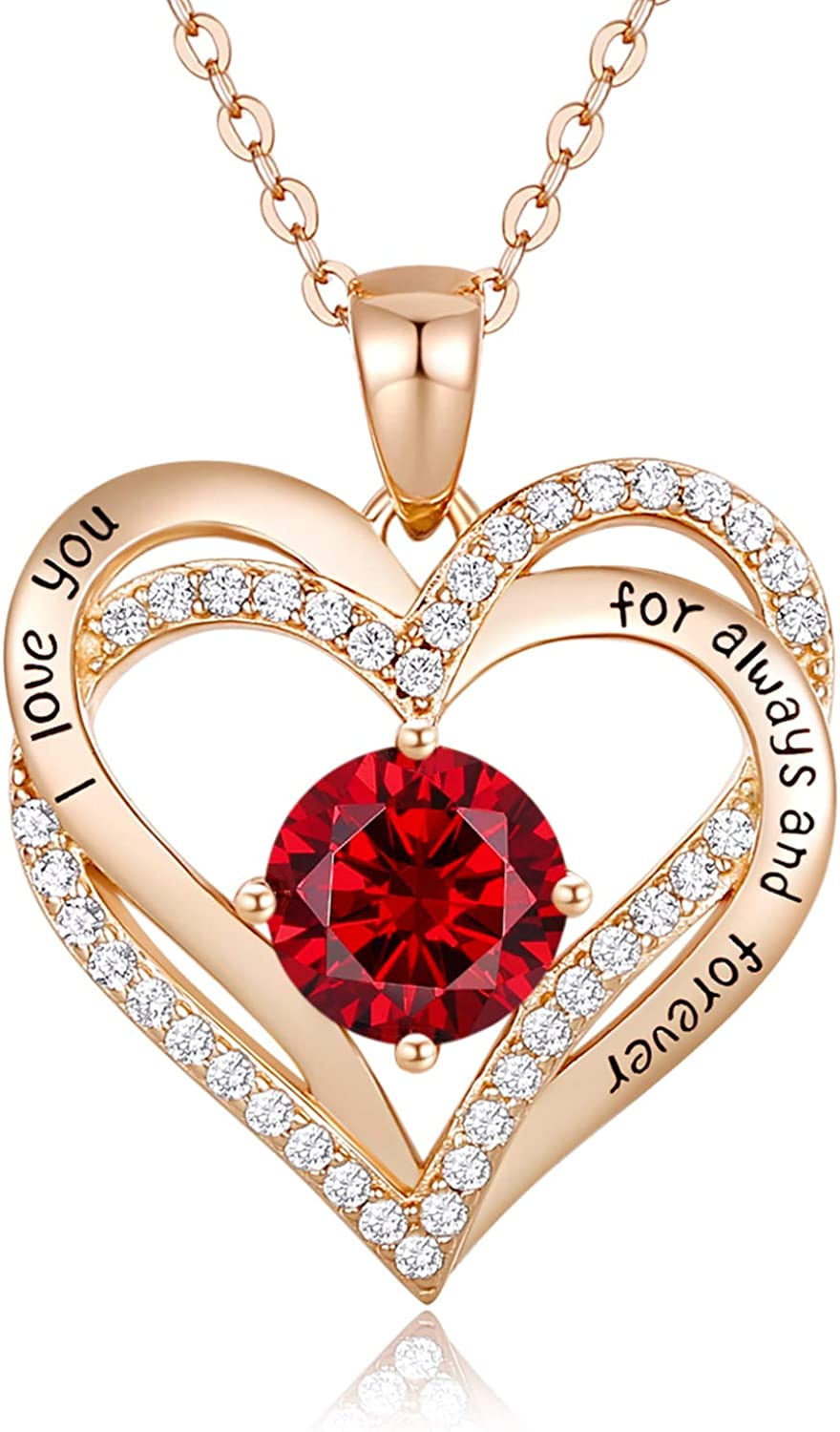 Details about   Rose Gold Plated Pink CZ Heart Shaped Locket Necklace Pendant for Girls 19" 