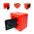 thumbnail image 2 of Caja de dinero Cajas de almacenamiento Cerradura de combinación Código de ahorro de monedas Caja de efectivo Rojo, 2 of 2