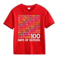 thumbnail image 2 of Mercatoo Children Kid 100 Days Of School Opening 100 Days Anniversary T Shirt Print Tees Cotton Short Sleeve Tops Fashion Clothes, 2 of 5