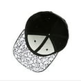 thumbnail image 2 of FREEBIRD99 Embroidered Flat Bill Brim Cap Ajustable Snapback Hat - Black #40, 2 of 4