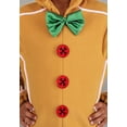 thumbnail image 2 of Gingerbread Man Onesie Toddler Costume, 2 of 3