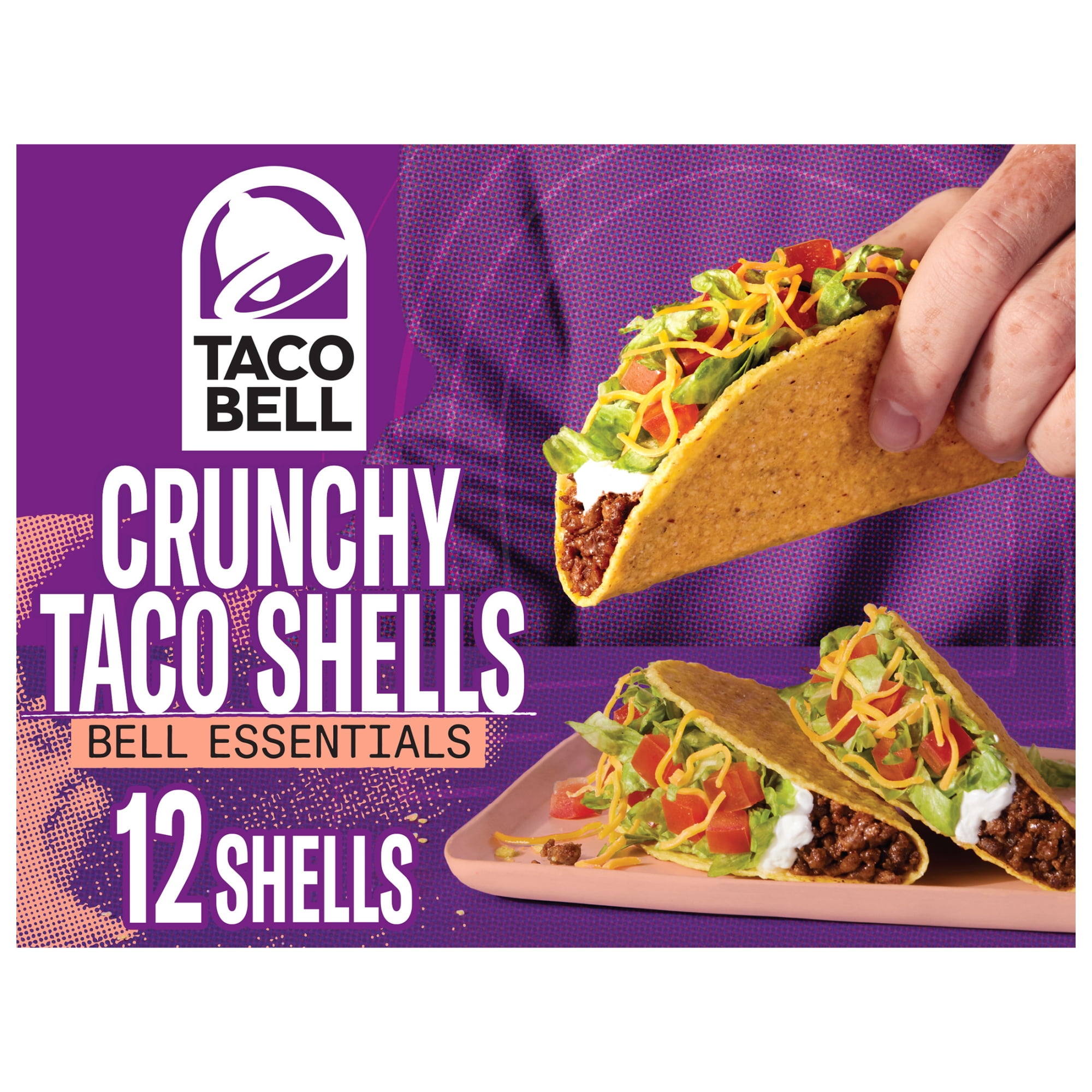 Taco Bell Crunchy Taco Shells, 12 Count, 4.5 oz Box