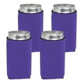 thumbnail image 1 of Uxcell 4 Pcs Funda Enfriadora para Latas, Fundas Aislantes de Neopreno de 12oz para Botellas de Cerveza, Fundas Antideslizantes para Latas de Refresco y Botellas de Agua, Púrpura Oscuro, 1 of 7
