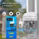 thumbnail image 2 of Skululu Cámaras de Seguridad Skululu C662 Ip Security 360° Ip66 5 MP Wifi HD Voice Vision Nocturna color Blanco, 2 of 8