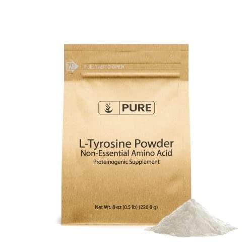 Pure Original Ingredients L-Tyrosine 8oz Powder Supplement, Non-Essential Amino Acid