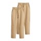 thumbnail image 1 of Odeerbi 3-14 Años Niños 2 Pcs Traje Formal Pantalones Vestido Pantalones Uniformes Pantalones Cintura Elástica Rendimiento Uniforme Escolar Pantalones, 1 of 7