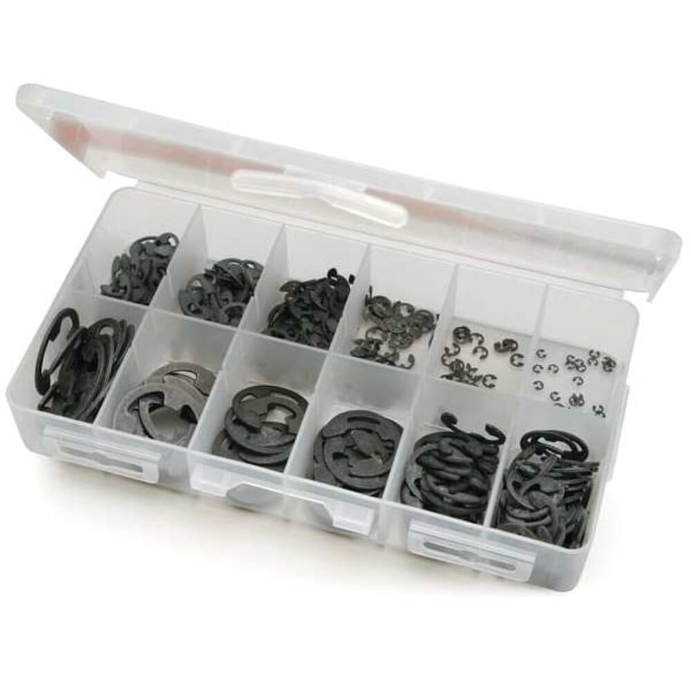 External Retaining Ring Assortment, Steel, Phosphate Finish