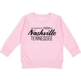 thumbnail image 2 of Inktastic From Nashville, Tennessee State Capital Distressed Text Toddler Sweatshirt, 2 of 4