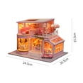 thumbnail image 1 of Casa a escala, regalo de cumpleaños para niños, casa de muñecas en miniatura 3D, casa de muñecas DI D en miniatura con muebles, kit de casa de muñecas, rendimiento inigualable, 1 of 8