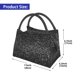 thumbnail image 2 of Easygdp Black And White Dotted Bolsa de Almuerzo Insulada Reutilizable, Bolsa de Mano y Bandolera para Oficina, Trabajo, Viajes, 2 of 6
