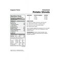 Augason Farms Dehydrated Potato Shreds Freeze Dried Food For Long Term