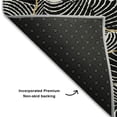 thumbnail image 5 of Addison Rugs Mayfield Premium Machine Washable Transitional Lines Black Rectangle Rug, 9' x 12', 5 of 6