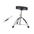 thumbnail image 4 of Soporte antideslizante para taburete de batería, soporte para trono de batería, soporte de asiento para baterista profesional, asiento de batería de , con baqueta, 4 of 8