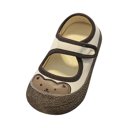 

Youmylove Baby Toddler Shoes Cute Cartoon Pattern Toe And Comfortable Sole Baby Daily Shoes Home Shoes Child Leisure Footwear First Walkers