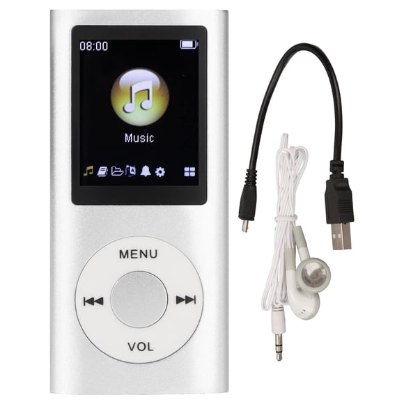 Reproductor MP3 PUSOKEI Stylish Lossless Sound 64GB Memory Silver