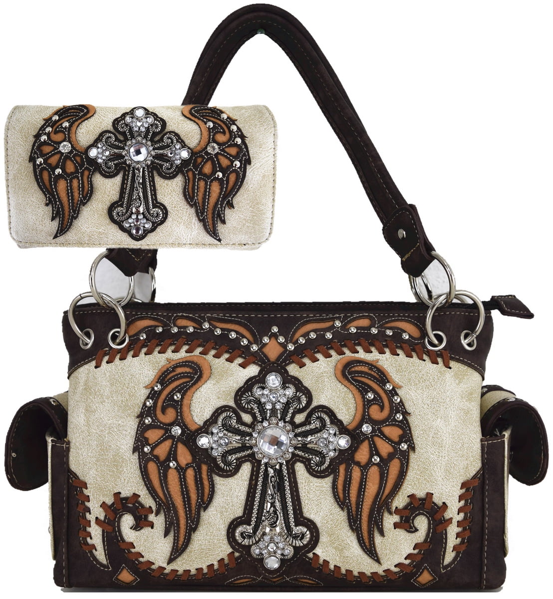 faux leather handbags