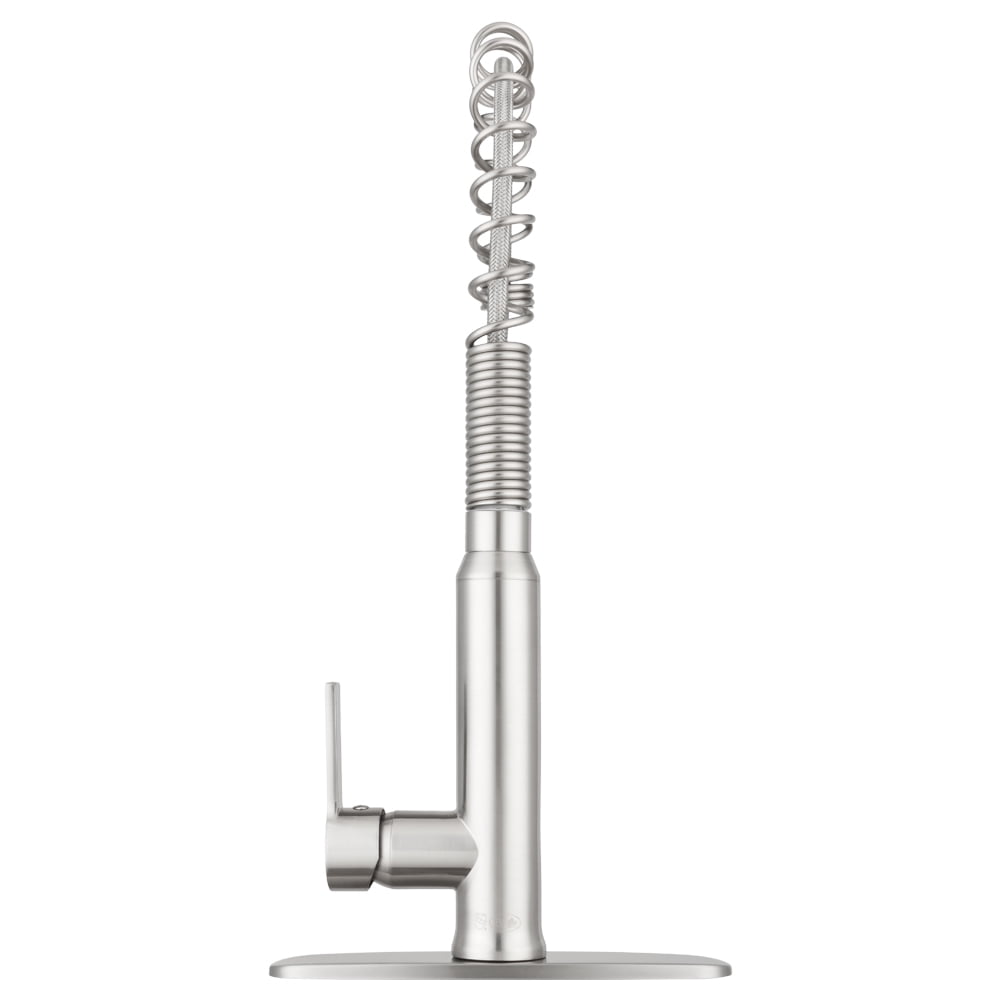 Montesano Hi-Arc Coil Kitchen Faucet by Pacific Bay - Brushed Satin Nickel