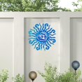 thumbnail image 3 of Decoración de pared interior libre Grabado en apariencia de terre Artesanía en Novedoso forma de terre Colgantes vigorosos para - Amarillo Azul Soledad Colgantes de interior al aire libre, 3 of 7
