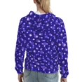 thumbnail image 7 of Honeii Beautiful Purple Snowflakes Pattern Womens Oversized Hoodies Long Sleeve Sweatshirts Pullover Fall Outfits with Pocket-XX-Large, 7 of 7