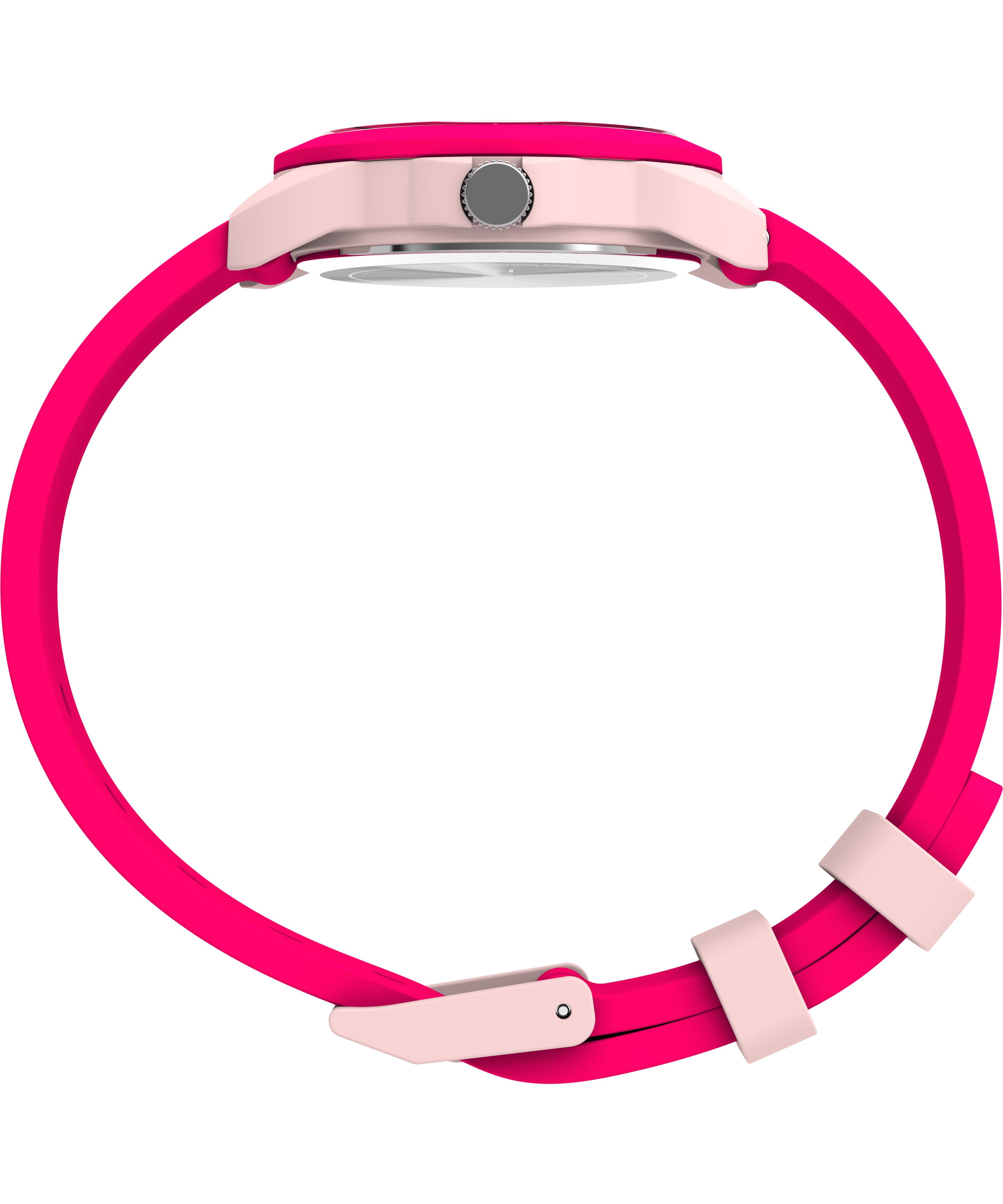 Timex Kids Analog 30mm Watch - Pink Strap White Dial Pink Case