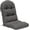 Charcoal Grey/Black, variant on Outdoor High Back Chair Cushion for Adirondack, All Weather Rocking Chair Cushions Thick Padded Replacement for Patio Furniture,Navy