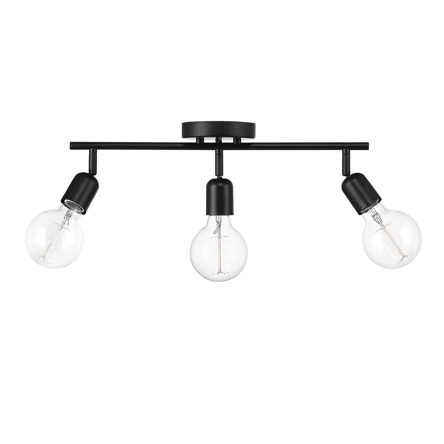 Pearson 3-Light Matte Black Track Lighting