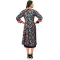 thumbnail image 6 of Bimba 2 Pcs Designer Floral Long Shrug Jacket with Straight Kurti Designer Dress, 6 of 8