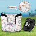 thumbnail image 6 of Haosy Butterflies and Flowers Golf Mallet Putter Cover Strong Magnetic Leather Golf Club Headcover Closure, 6 of 7