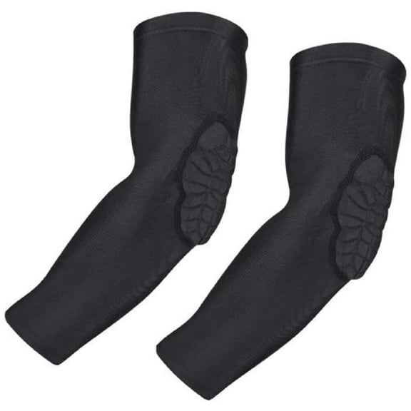2 Pack Elbow Pads,Football Arm Shooter Sleeves,Collision Avoidance Padded Elbow for Volleyball Baseball Basketball