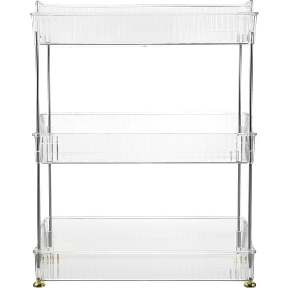 WHAMVOX Organizador De Maquillaje Transparente Con Estantes De Niveles Para Y