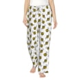 thumbnail image 2 of Lsque Cute Little Bee Print Women's Pajama Pants, Lounge Pant - Comfortable Home Wear,Elastic Waistband, Stylish Design-Medium, 2 of 9
