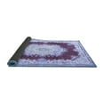 thumbnail image 2 of Ahgly Company Indoor Round Medallion Blue French Area Rugs, 3' Round, 2 of 4
