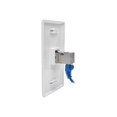 thumbnail image 3 of Eaton Tripp Lite Series Cat6 Straight Through Modular Shielded In Line Coupler RJ45 F/F RJ-45 CAT 6 - insert Modulaire - - - Argent - Conforme TAA, 3 of 4