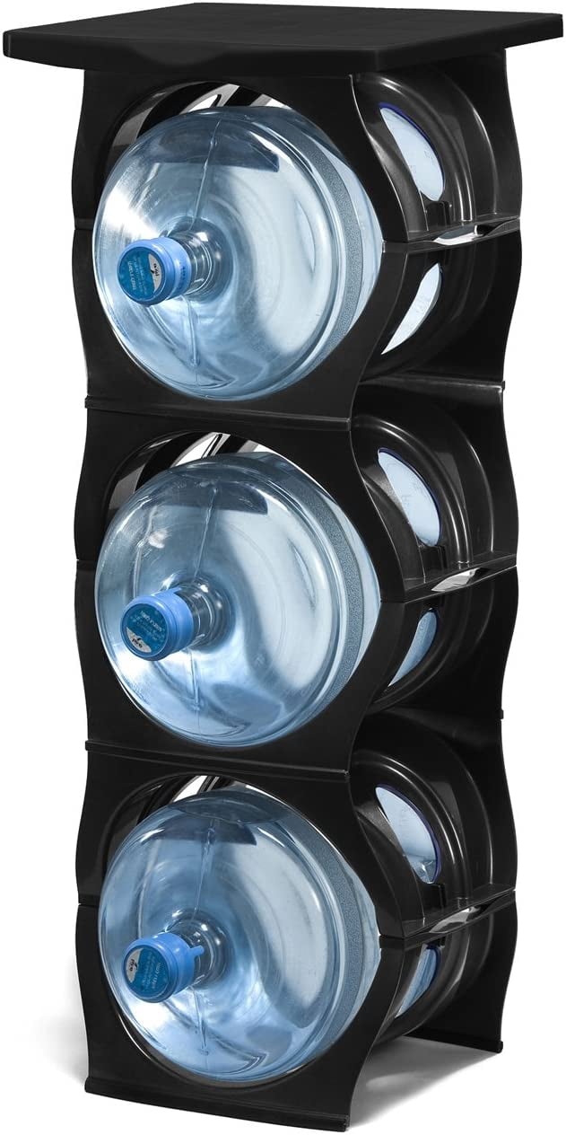 Stackable Water Bottle Storage Rack Best Water Jugs 5 Gallon Organizer