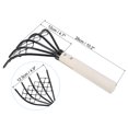 thumbnail image 2 of Uxcell 5 Tines Steel Claws Hand Rake Shell Clam Digger Dig Seafood Accessories with Mesh Net 2 Pack, 2 of 4