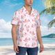 thumbnail image 3 of Balery Baby Salamander Camisas hawaianas de manga corta para hombre, camisas playeras de corte holgado, camisas de vacaciones con botones,Small, 3 of 7