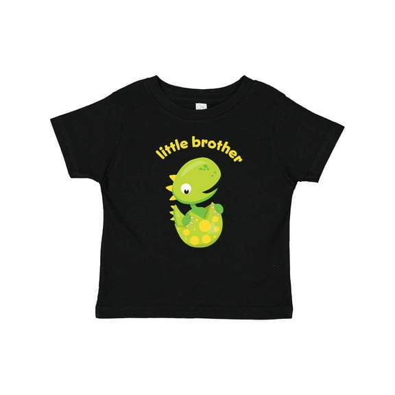 Inktastic Little Brother Dinosaur Boys Baby T-Shirt