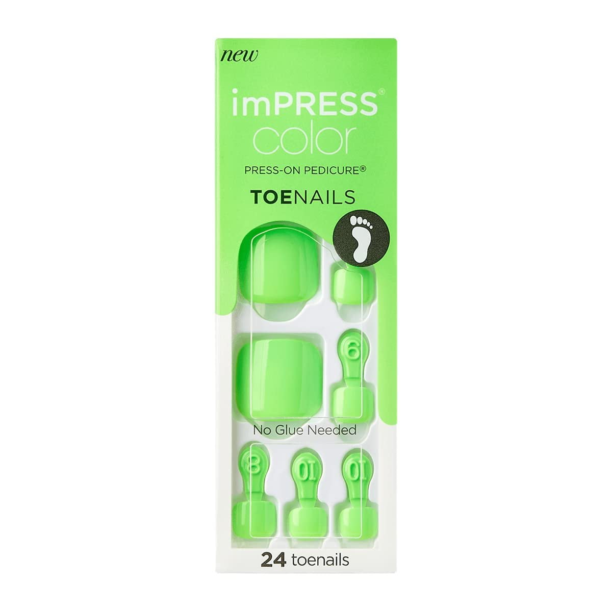 KISS imPRESS Color Press-on Pedicure - Feelings IMT503X