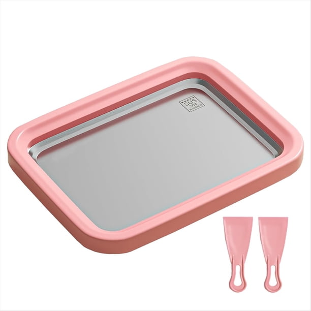 Máquina para Hacer Yogur Helado con Bandeja de Acero Inoxidable. Ideal para Hacer Helados, Batidos de Frutas y Licuados.