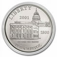 thumbnail image 3 of 2001-P Capitol Visitor Center $1 Silver Commem BU (Capsule only), 3 of 4