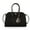 Black, variant on Womens's Vegan Leather Detachable Strap Aurora Top Handle Suede Tassel Satchel Bag