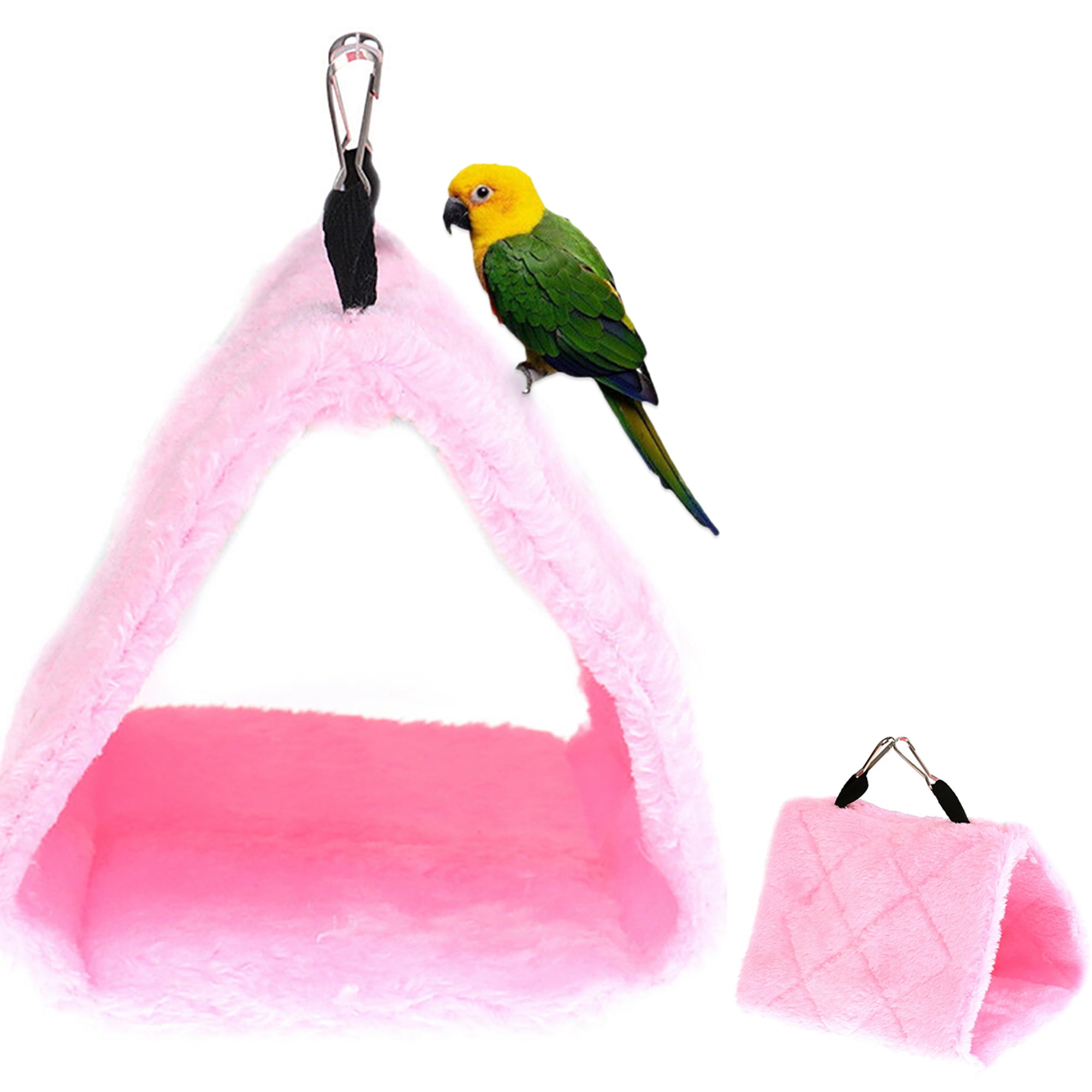 Pet Bird Parrot Parakeet Budgie Warm Hammock Cage Hut Tent Bed Hanging Cave Toy