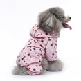 thumbnail image 7 of Dog Raincoat, Reflective Dog Apparel, Waterproof Pet Jacket With Hood - Light Pink, Breathable, Adjustable, Windproof For Outdoor Walking, Hiking, Travel - Fits Large Dogs (Xl), 7 of 7