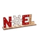 thumbnail image 2 of Letrero de chimenea decorativo de madera de Navidad, decoración artesanal de mesa para el hogar, decoración rústica de boda, figurita, suministros para mesa, copo de nieve sidaley HA008953-03B, 2 of 6