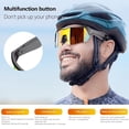 thumbnail image 4 of smart Glassses, Wireless Wireless Headphone Glasses, Wireless Audio Glasses With Touch CONTROL, Noise Cancelling Mic, For Men And Women Cycling Driving Outdoor, 4 of 11