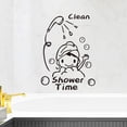 thumbnail image 4 of Bearachild Adhesivo de pared para ducha, papel tapiz con letras, ligero, cómodo, suave, plano, moderno, accesorio para el hogar, Mural Decoración del hogar, 4 of 6