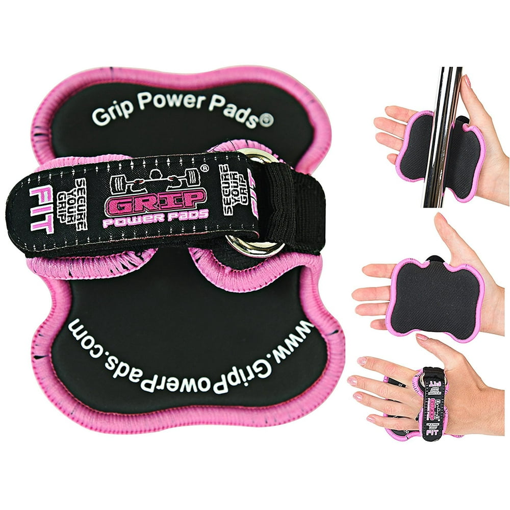 Women's Fitness Gloves Grip Power Pads FIT Lifting Grips The