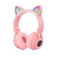 thumbnail image 1 of Audífonos Bluetooth para niños YUSONIC, inalámbricos con orejas de gato, 1 of 3
