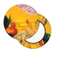 thumbnail image 2 of Haiem The Chicken Family Cushion Round Bar Chair Seat Cover Bar Chair Cushion Covers Elastic Washable Bar Chair Cover,Protects from Scratches and Stains-14 inch, 2 of 7