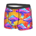 thumbnail image 2 of Disketp Magic Mushrooms Men'S Boxer Briefs,Soft And Breathable Cotton Underwear With Comfortflex Waistband, 2 of 9